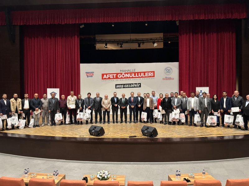 38 Mahallede Afet Gönüllüsü Timleri Göreve Hazır